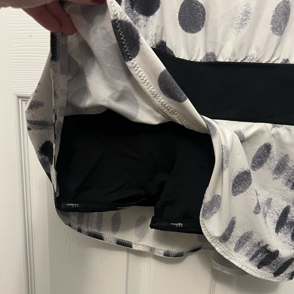 lululemon athletica White & Black Tie-Dye Active Romper - Picture 11 of 11